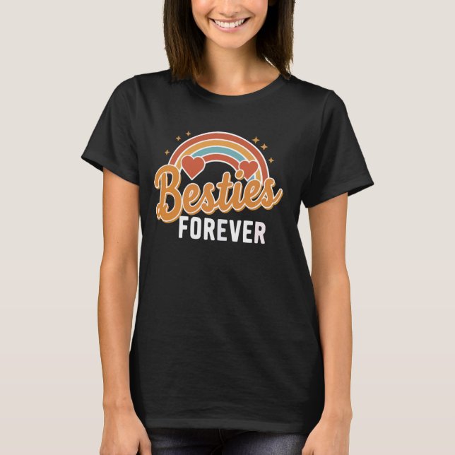 T-shirt Meilleur Ami Pour Amitié Bestie BFF Squad (Devant)