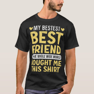 T-shirt Meilleur Ami Pour Toujours Amitié Bestie BFF Squad