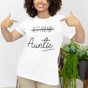 T-shirt Meilleur Ami, Tante, Faire-part de grossesse