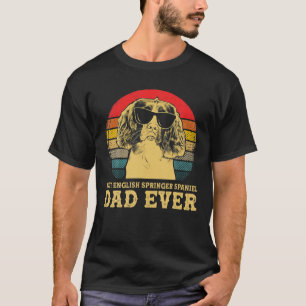 T-shirt Meilleur Anglais Springer Espagnol Papa Jamais Amo