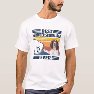 T-shirt Meilleur Anglais Springer Espagnol Papa Jamais Dr