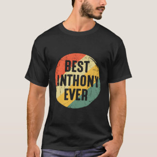 T-shirt Meilleur Anthony Jamais Pour Anthony Name