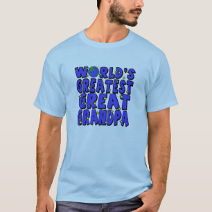 T-shirt Meilleur Arrière Grand-Père du Monde