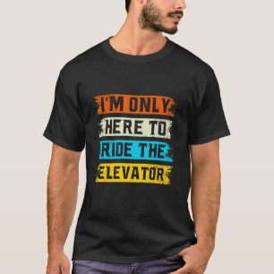 T-shirt Meilleur Ascenseur Inspecteur Funny Ascenseur Opér