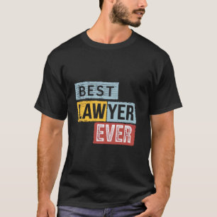 T-shirt Meilleur Avocat Jamais Épouse Mari Collègue Blague