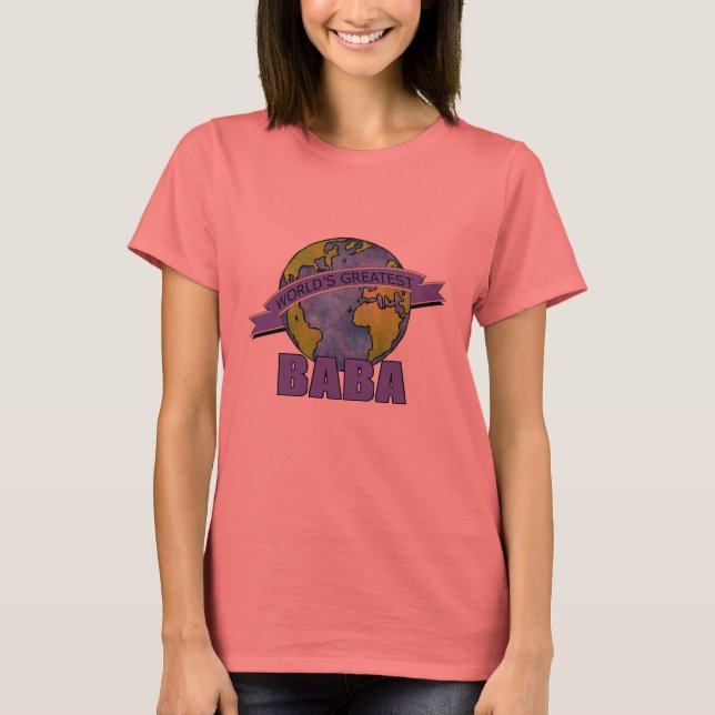 T-shirt Meilleur Baba du Monde (Devant)