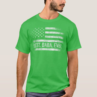 T-shirt Meilleur Baba Ever Cadeaux Drapeau Américain Baba