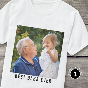 T-shirt Meilleur Baba Grand-père et petit-enfant Photo