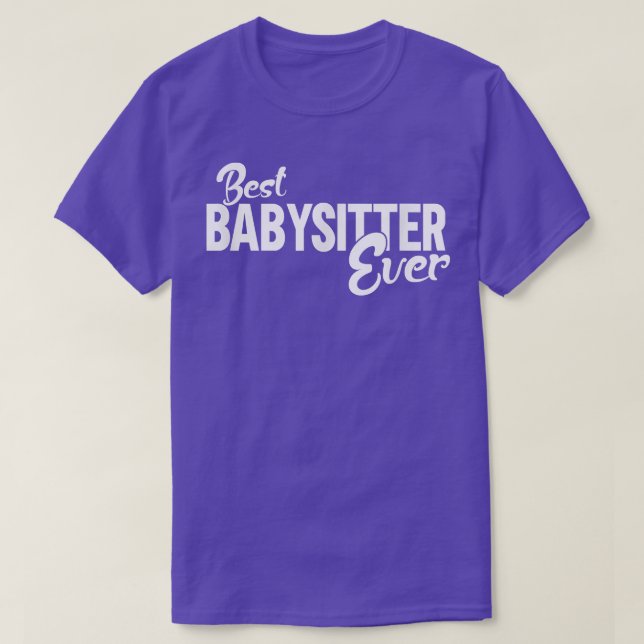 T-shirt Meilleur Babysitter Ever1599 (Design devant)