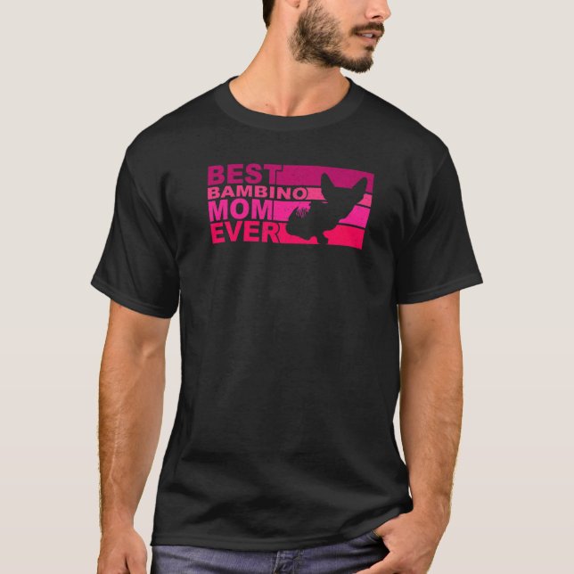 T-shirt Meilleur Bambino Chat Maman jamais (Devant)