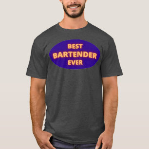 T-shirt Meilleur barman jamais 14