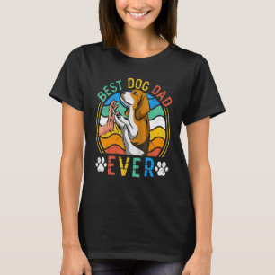 T-shirt Meilleur Beagle Meilleur Chien Papa Jamais Chien