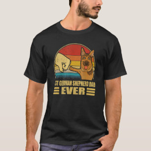 T-shirt Meilleur Berger Allemand Papa Jamais Bump Fit Chie