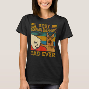 T-shirt Meilleur Berger Allemand Papa Jamais Bump Fit Chie