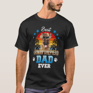 T-shirt Meilleur Berger Allemand Papa Jamais Meilleur Papa