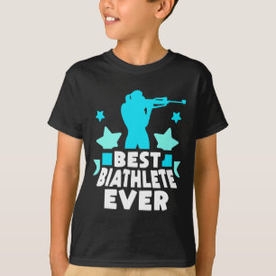 T-shirt Meilleur Biathlète Toujours Sport Biathlon Biathlo