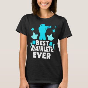 T-shirt Meilleur Biathlète Toujours Sport Biathlon Biathlo