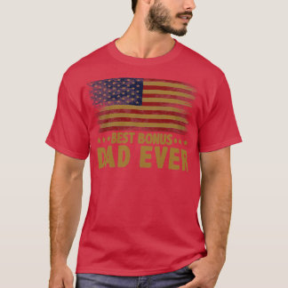 T-shirt Meilleur Bonus Papa jamais