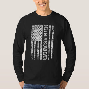 T-shirt Meilleur Bonus Papa Jamais Pour Stepdad American F