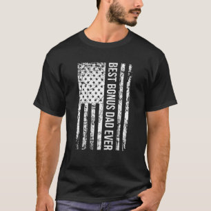 T-shirt Meilleur Bonus Papa Jamais Pour Stepdad American F