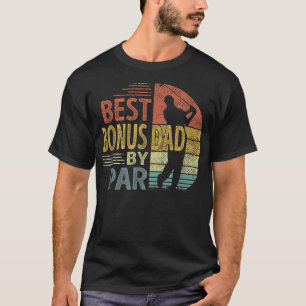 T-shirt Meilleur Bonus Papa Par Fête des pères Golf Cadeau