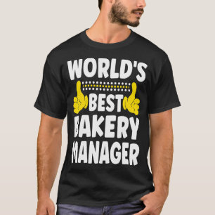 T-shirt Meilleur boulangerie du monde Titre du travail Bou