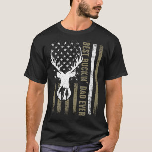 T-shirt Meilleur Buckin' Papa Jamais Deer Chasse Fête des