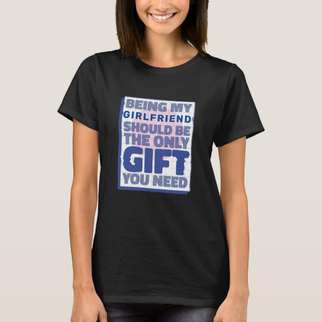 T-shirt Meilleur cadeau amusant pour une amie (Devant)