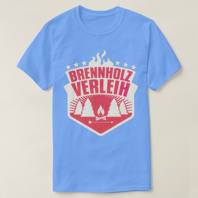 T-shirt Meilleur cadeau de Brennholzverleih  (Design devant)