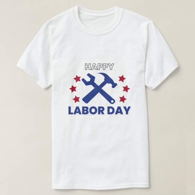 T-shirt Meilleur cadeau de fête du travail (Design devant)