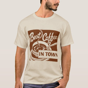 T-shirt Meilleur Café En Ville