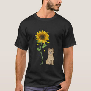 T-shirt Meilleur Cairn Terrier Maman Ever Sunflower Cadeau