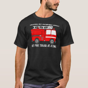 T-shirt Meilleur Camion Art Pour Femmes Maman Feu Camion F
