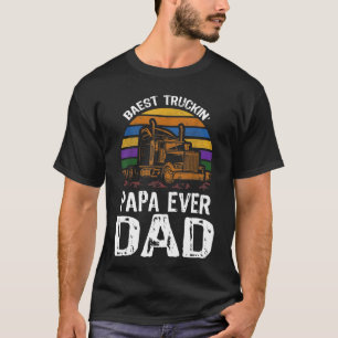 T-shirt Meilleur Camion Papa Ever Chauffeur de Camion Fête