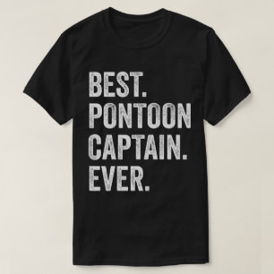 T-shirt Meilleur capitaine de ponton jamais