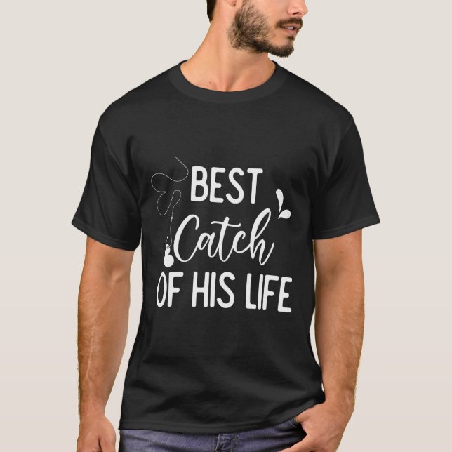 T-shirt Meilleur Capture De Sa Vie Couple Pêcheurs Matc (Devant)