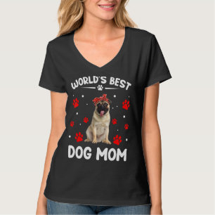 T-shirt Meilleur Carlin au monde Chien Maman Fête des Mère