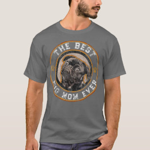 T-shirt Meilleur Carlin Maman Jamais Carlins noirs Proprié