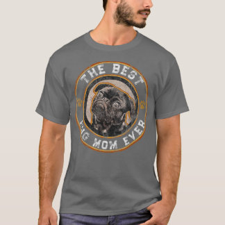 T-shirt Meilleur Carlin Maman Jamais Carlins noirs Proprié