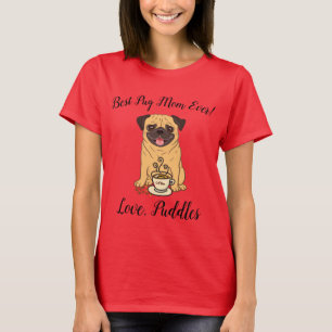 T-shirt Meilleur Carlin Maman Jamais ! L'amour, nom du chi