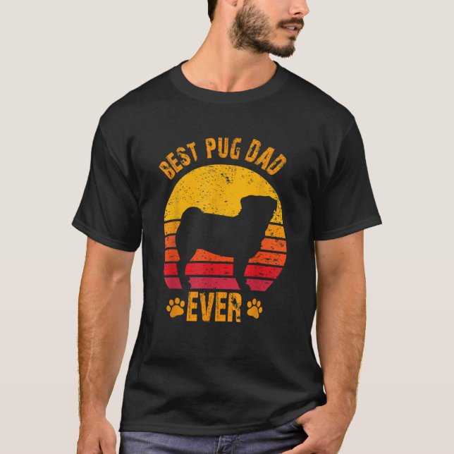 T-shirt Meilleur Carlin Papa Jamais Drôle Père Cadeau (Devant)