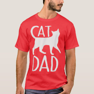 T-shirt Meilleur CAT DAD Chemise Fête des pères Kitty Dadd