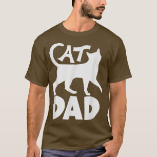 T-shirt Meilleur CAT DAD Fête des pères Kitty Daddy Papa C
