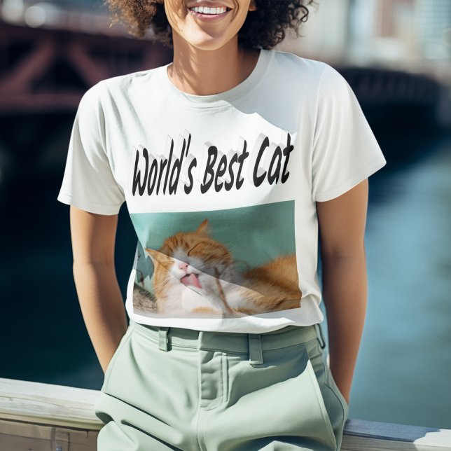 T-shirt Meilleur Cat Photo (Créateur téléchargé)