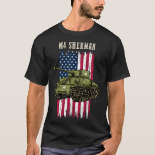 T-shirt Meilleur Char 2ème guerre mondiale M4 Sherman Un C