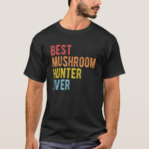 T-shirt Meilleur chasseur de champignons jamais rétro Fung