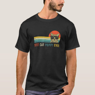 T-shirt Meilleur chat coquelicot jamais bosse ajustement f