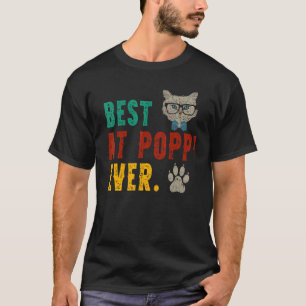 T-shirt Meilleur chat de papillon vintage pour hommes Fête