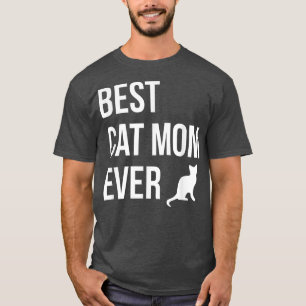 T-shirt Meilleur Chat Maman Jamais Drôle Chat Lady Cute Ki