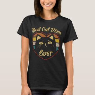 T-shirt Meilleur Chat Maman Jamais Drôle Propriétaire Chat